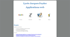 Desktop Screenshot of feyder.net