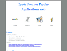 Tablet Screenshot of feyder.net